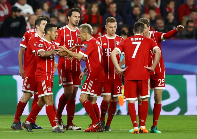 Bayern Munich celebrate