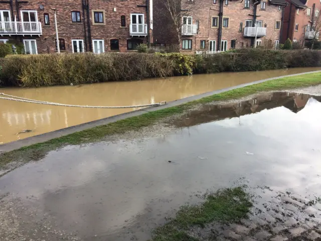 High waters in Beverley Beck