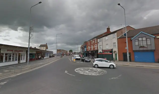 Roundabout in Cleethorpes