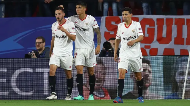 Sevilla celebrate