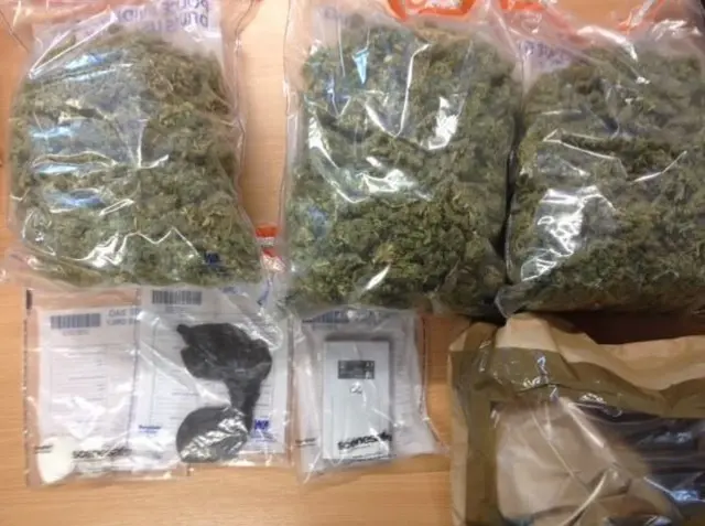 Suspected seized drugs. Pic: Brixham Police