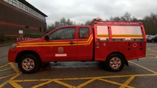 Fire and rescue four by four vehicle