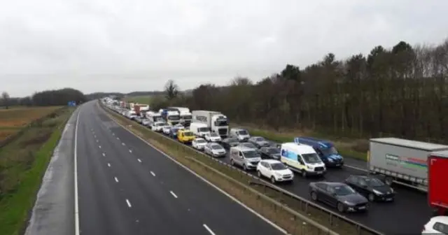 M62 crash