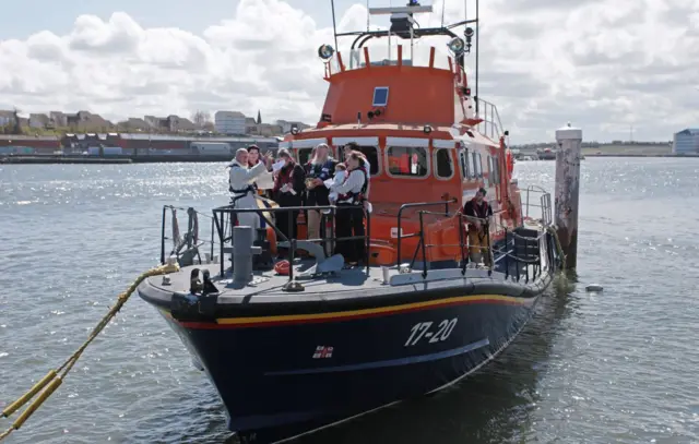 Lifeboat christening