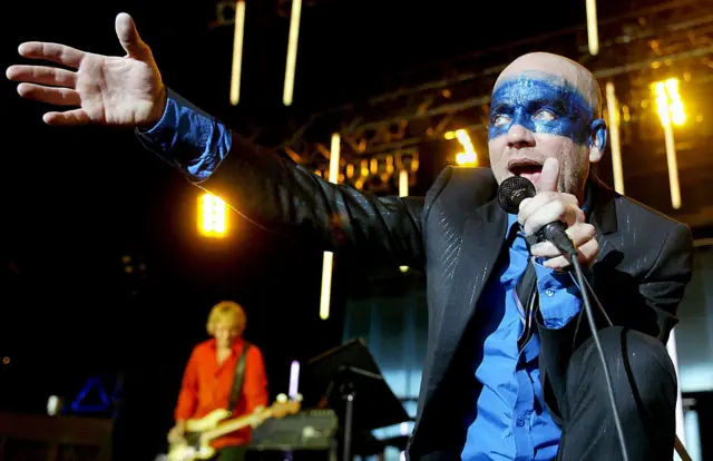 Michael Stipe of REM.