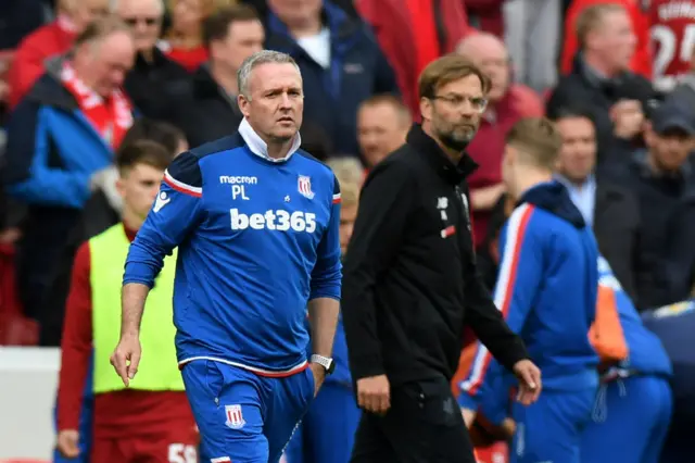 Paul Lambert during match against Liverpool