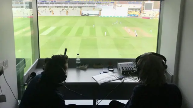 BBC commentary box