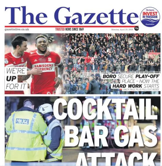 Gazette front page