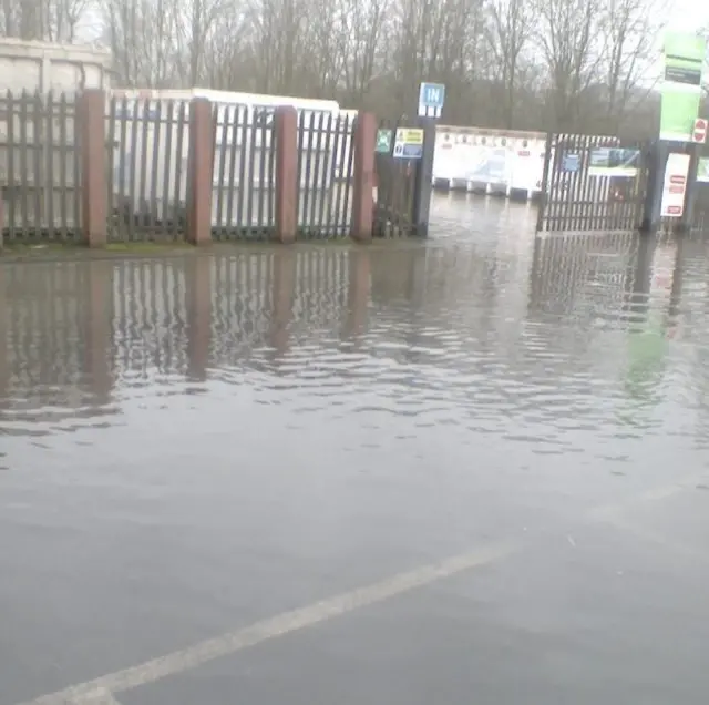Flooding in Upton