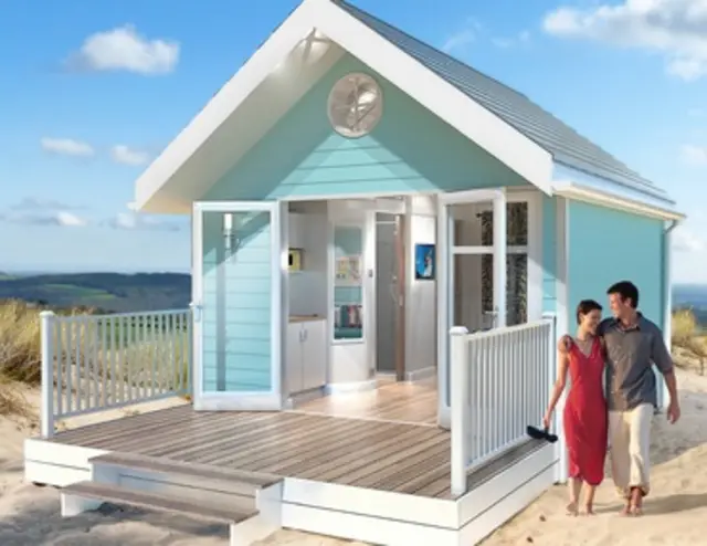 beach huts