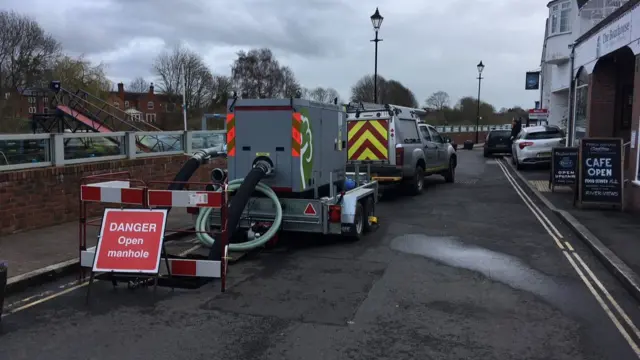 Pumps at Upton upon Severn