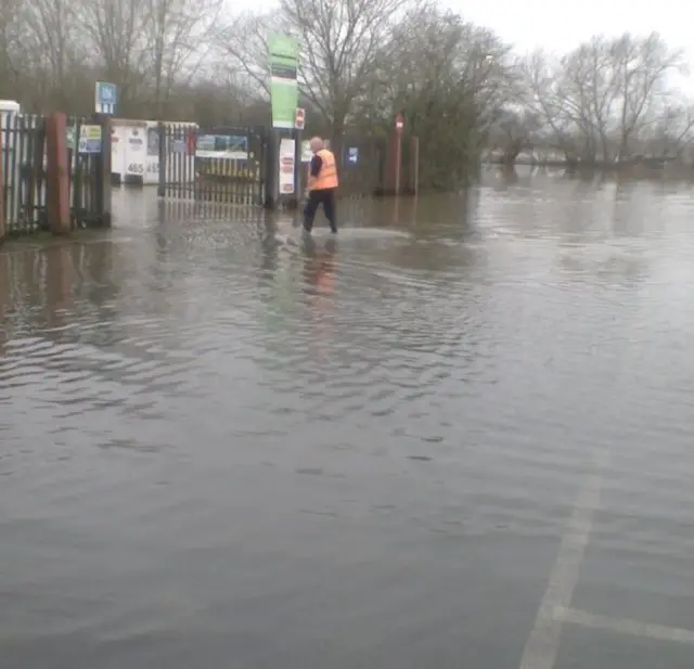 Flooding in Upton