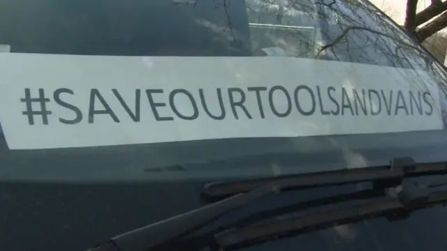 Save Our Tools sign