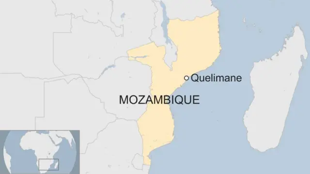 A map of Mozambique