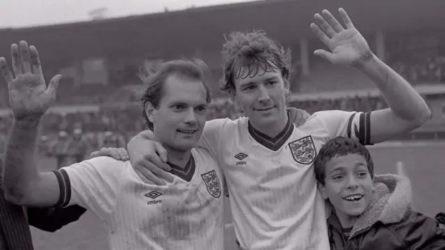 Ray Wilkins and Bryan RObson