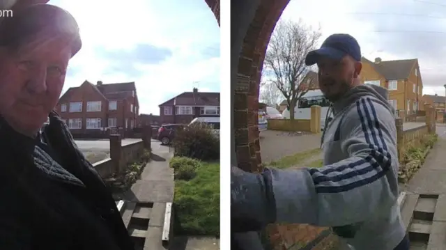 man caught on CCTV