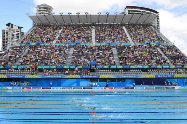 Swimming pool at Commonwealth Games