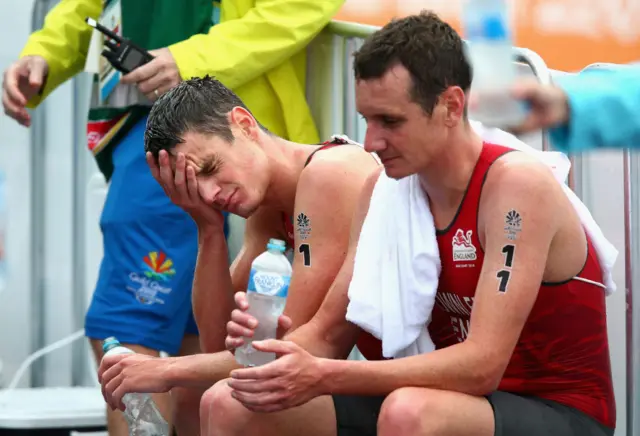 Jonny Brownlee and Alistair Brownlee