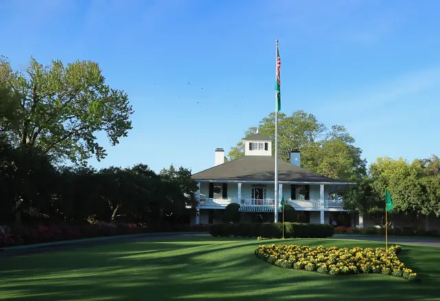 The Augusta National clubhouse