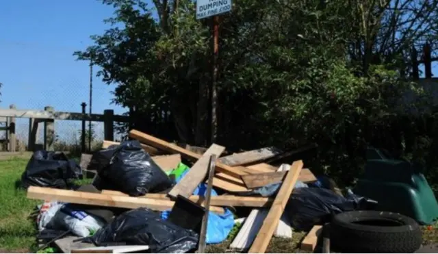 Council claims fly tipping costs have gone up