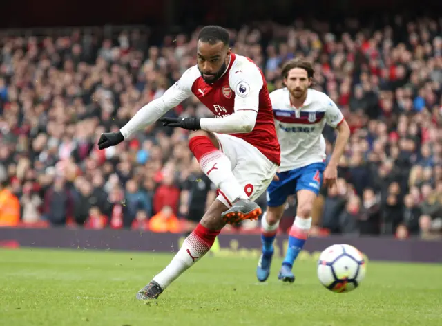 Arsenal striker Alexandre Lacazette