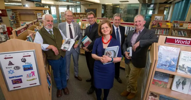 Library staff in Devon