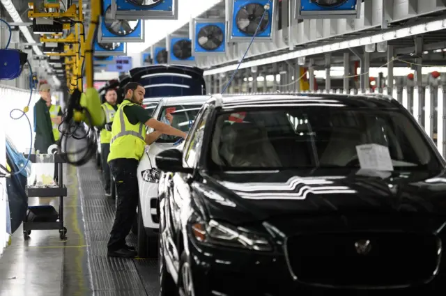 Jaguar Land Rover production line