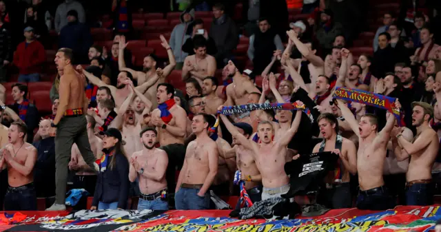 CSKA Moscow fans