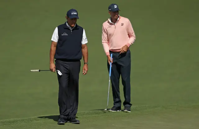 Phil Mickelson and Matt Kucher