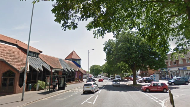 Aylsham Road at junction with Glenmore Gardens