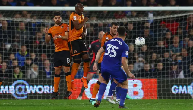 Cardiff free-kick