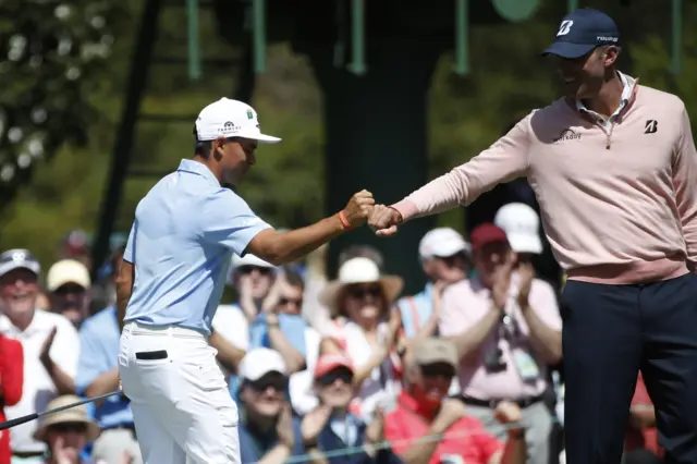 Rickie Fowler and Matt Kucher