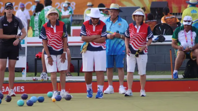 Jersey's women's fours team