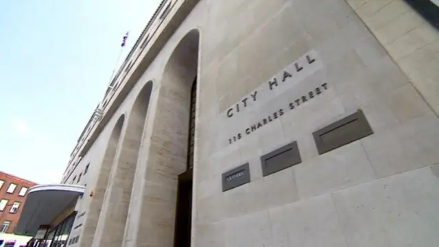 City hall in Leicester