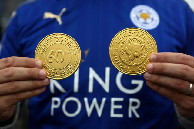 Leicester chocolate coins