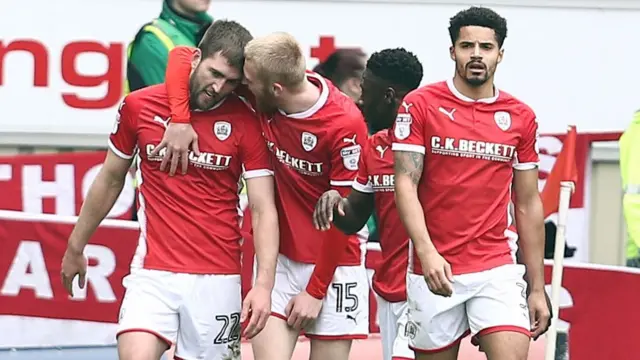 Barnsley celebrate