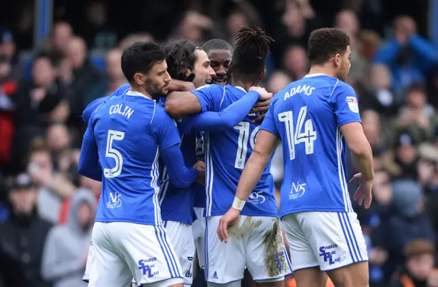 Birmingham City celebrate