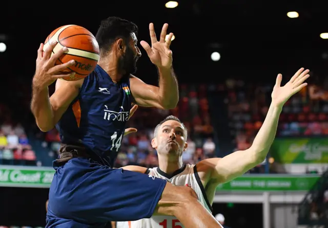 England v India basketball