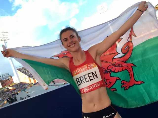 T38 long jump champion Olivia Breen