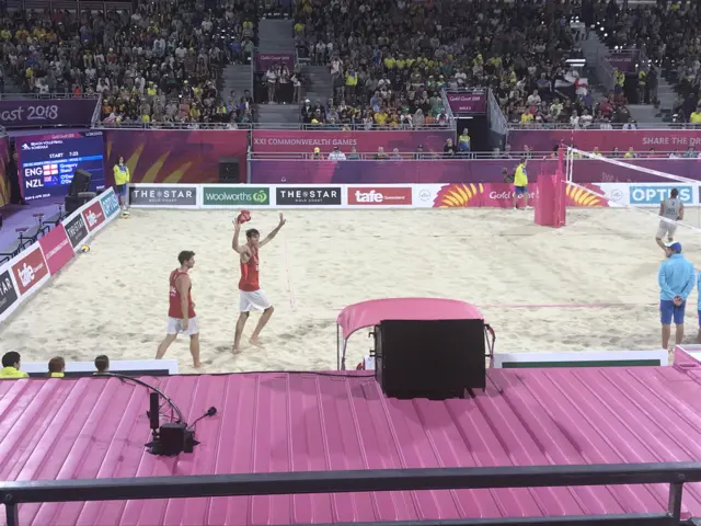 England volleyball players