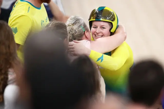 Stephanie Morton - Australia - Gold in Women's keirin finals