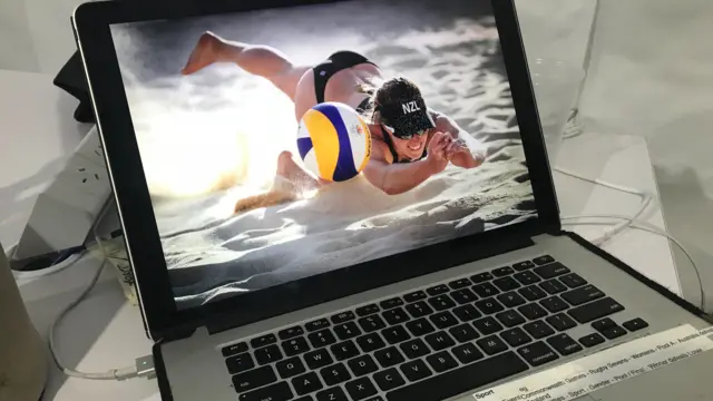 Image of player diving