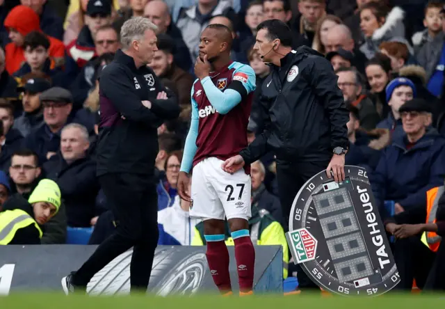 Patrice Evra substitution