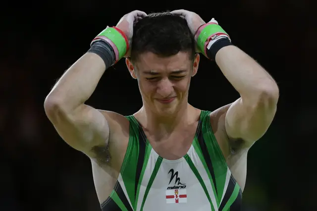 Rhys McClenaghan of Northern Ireland