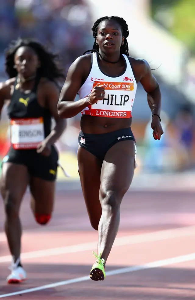 England's Asha Philip
