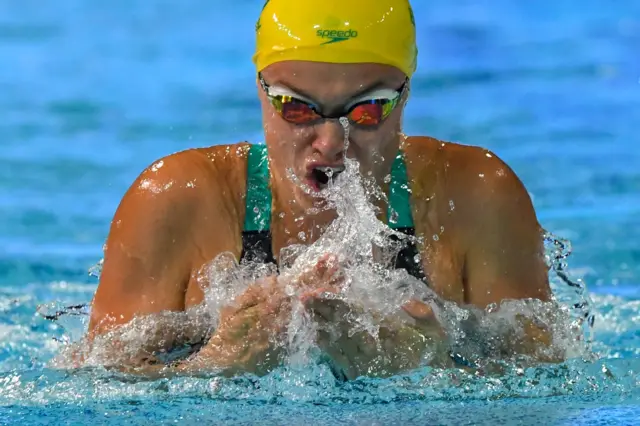 Georgia Bohl - Australia in Women's 100m breaststroke semi final