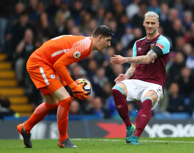 Marko Arnautovic and Thibaut Courtouis