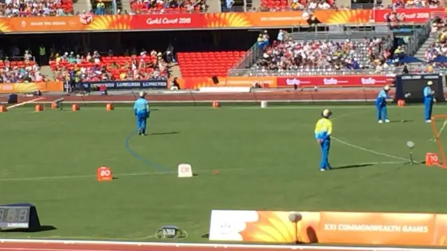Commonwealth Games record line