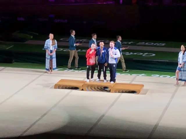Gymnastics podium