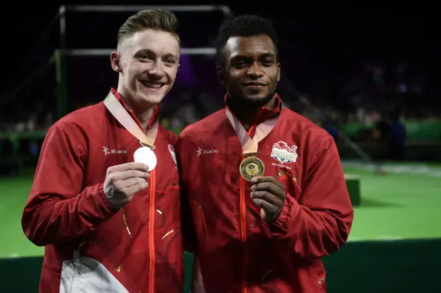Nile Wilson and Courtney Tulloch